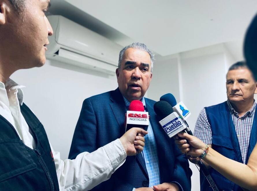 Luis Eduardo Martínez en encuentro con periodistas de Cúcuta.